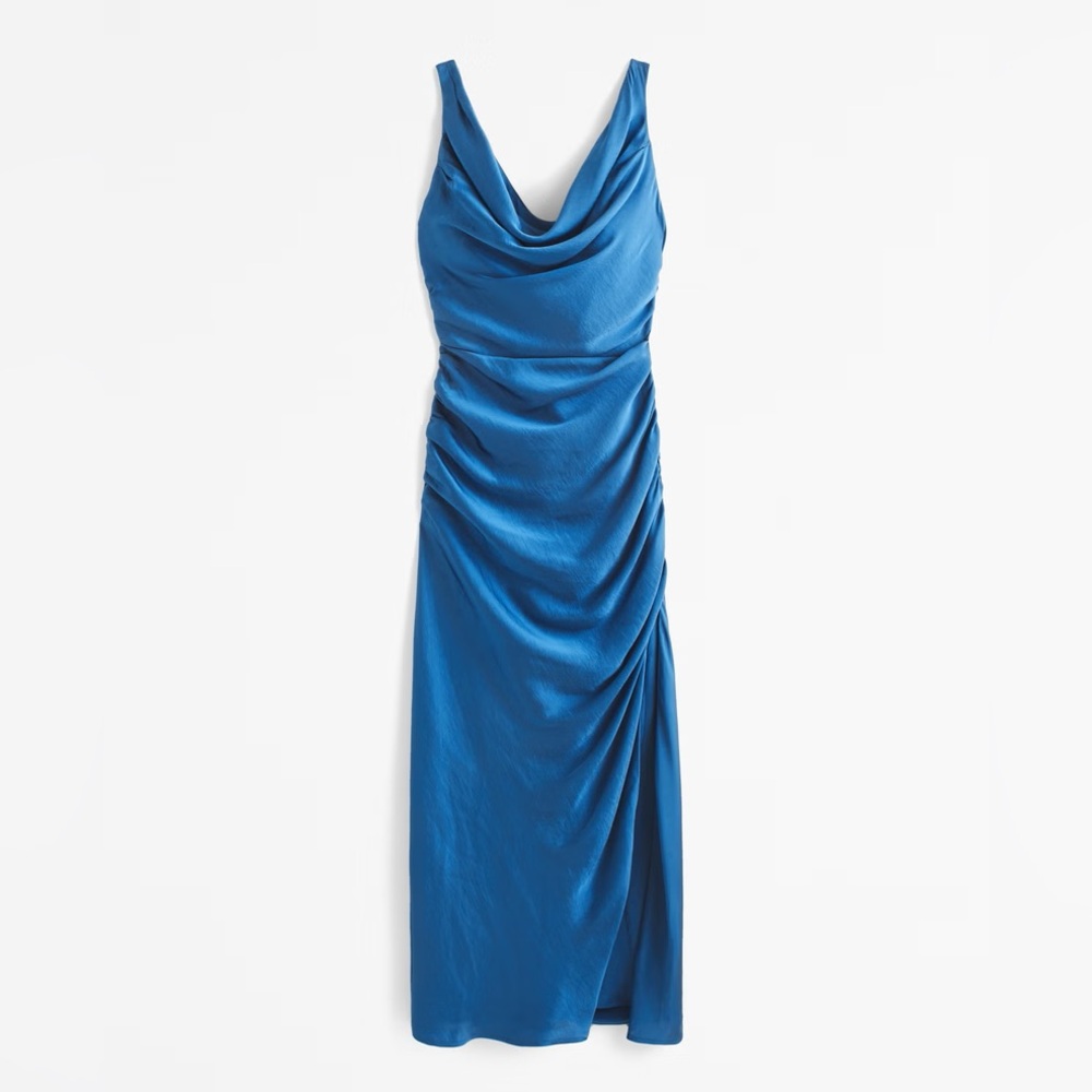 Abercrombie and Fitch Cowl Draped Maxi Dress NWT